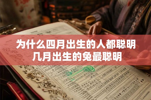 为什么四月出生的人都聪明 几月出生的兔最聪明