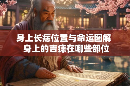身上长痣位置与命运图解  身上的吉痣在哪些部位