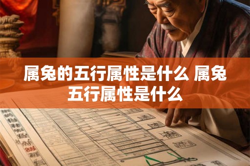 属兔的五行属性是什么 属兔五行属性是什么