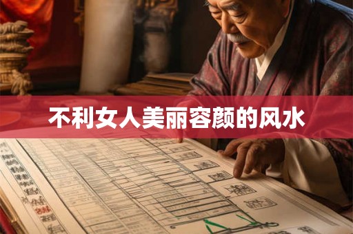 不利女人美丽容颜的风水