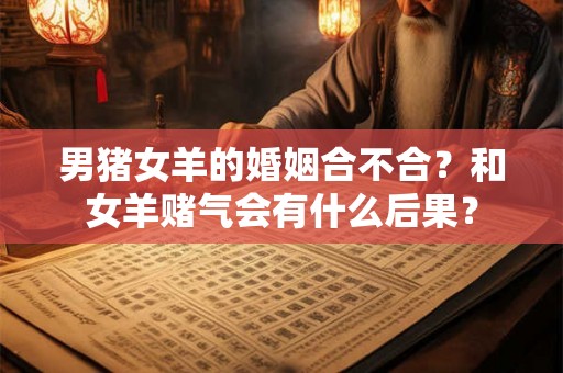 男猪女羊的婚姻合不合?和女羊赌气会有什么后果? 男猪女羊的婚姻合不合?和女羊赌气会有什么后果?