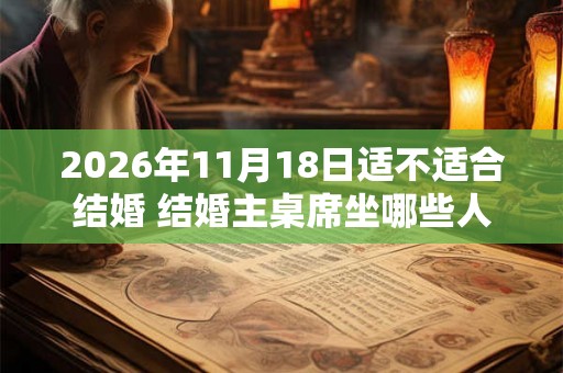 2026年11月18日适不适合结婚 结婚主桌席坐哪些人