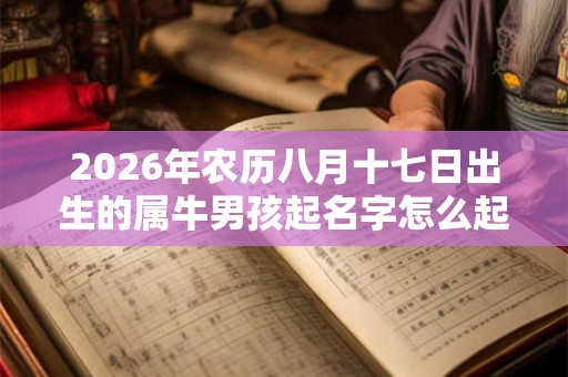2026年农历八月十七日出生的属牛男孩起名字怎么起
