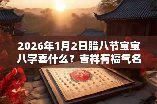 2026年1月2日腊八节宝宝八字喜什么?吉祥有福气名字推荐! 2026年1月2日腊八节宝宝八字喜什么?吉祥有福气名字推荐!