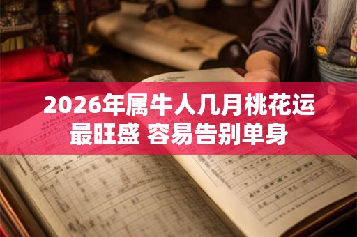 2026年属牛人几月桃花运最旺盛 容易告别单身 2026年属牛人几月桃花运最旺盛 容易告别单身
