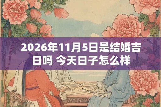 2026年11月5日是结婚吉日吗 今天日子怎么样