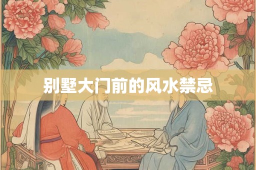 别墅大门前的风水禁忌 别墅大门前的风水禁忌