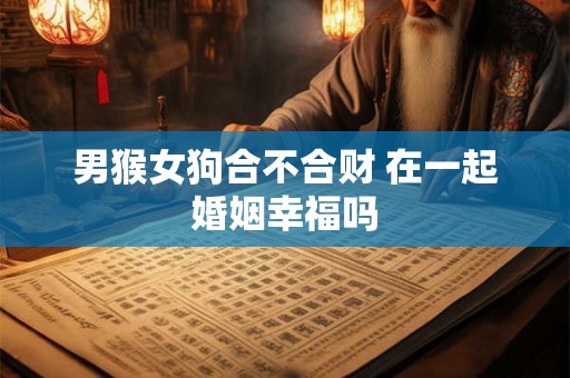 男猴女狗合不合财 在一起婚姻幸福吗