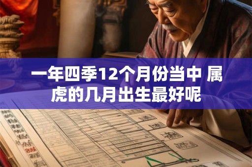 一年四季12个月份当中 属虎的几月出生最好呢