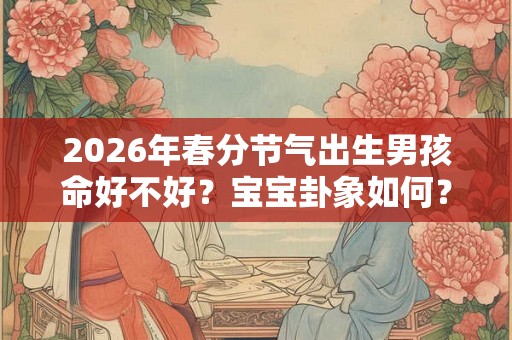2026年春分节气出生男孩命好不好？宝宝卦象如何？
