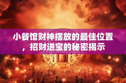 小餐馆财神摆放的最佳位置，招财进宝的秘密揭示