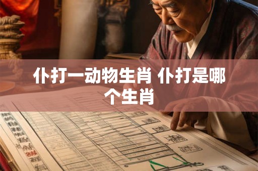 仆打一动物生肖 仆打是哪个生肖