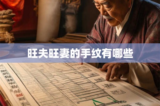 旺夫旺妻的手纹有哪些