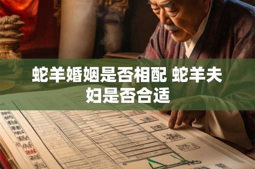 蛇羊婚姻是否相配 蛇羊夫妇是否合适