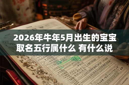 2026年牛年5月出生的宝宝取名五行属什么 有什么说法