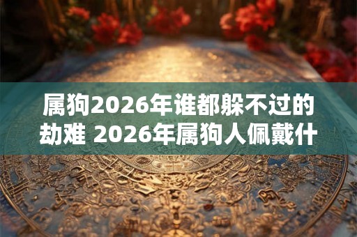 属狗2026年谁都躲不过的劫难 2026年属狗人佩戴什么最好