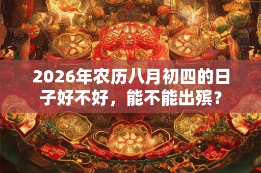 2026年农历八月初四的日子好不好，能不能出殡？