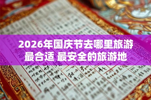 2026年国庆节去哪里旅游最合适 最安全的旅游地 2026年国庆节去哪里旅游最合适 最安全的旅游地