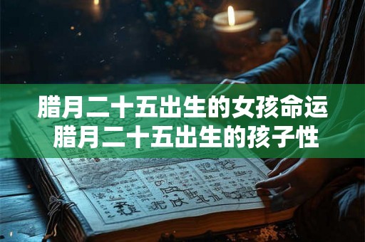 腊月二十五出生的女孩命运 腊月二十五出生的孩子性格分析