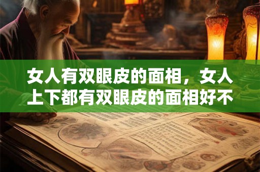 女人有双眼皮的面相，女人上下都有双眼皮的面相好不好？