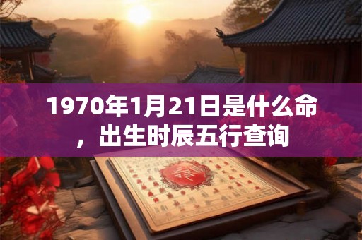 1970年1月21日是什么命，出生时辰五行查询