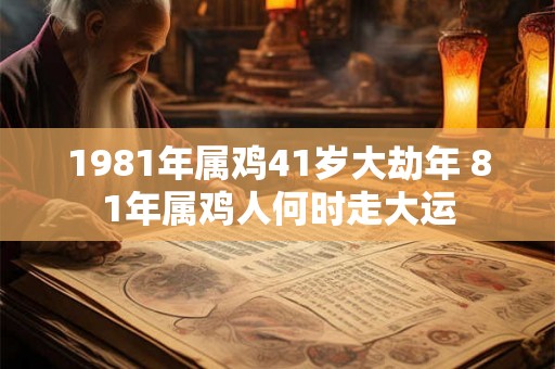 1981年属鸡41岁大劫年 81年属鸡人何时走大运