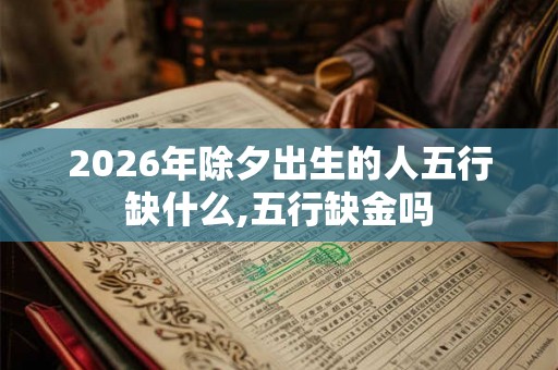 2026年除夕出生的人五行缺什么,五行缺金吗 2026年除夕出生的人五行缺什么,五行缺金吗