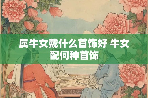 属牛女戴什么首饰好 牛女配何种首饰