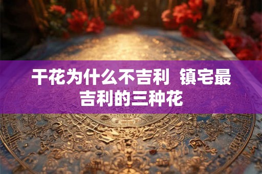 干花为什么不吉利  镇宅最吉利的三种花