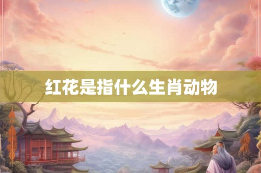 红花是指什么生肖动物