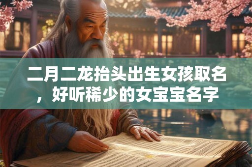 二月二龙抬头出生女孩取名，好听稀少的女宝宝名字