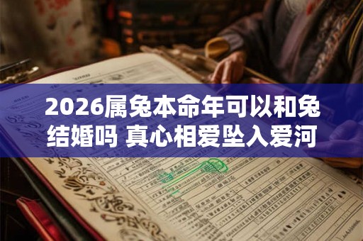 2026属兔本命年可以和兔结婚吗 真心相爱坠入爱河