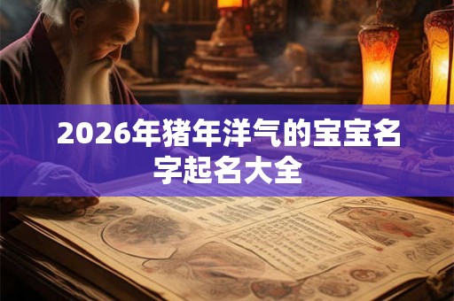 2026年猪年洋气的宝宝名字起名大全 2026年猪年洋气的宝宝名字起名大全