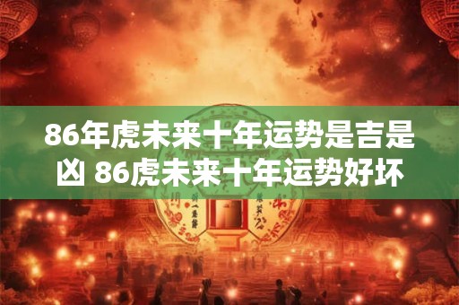 86年虎未来十年运势是吉是凶 86虎未来十年运势好坏如何