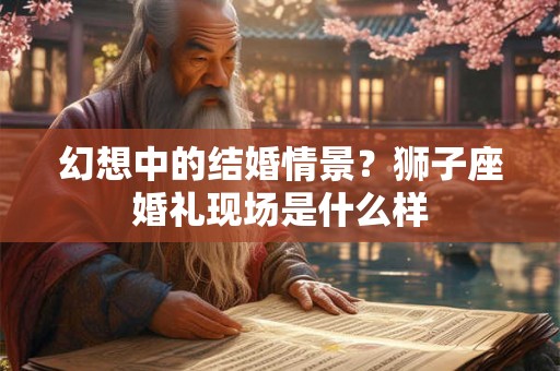 幻想中的结婚情景?狮子座婚礼现场是什么样 幻想中的结婚情景?狮子座婚礼现场是什么样