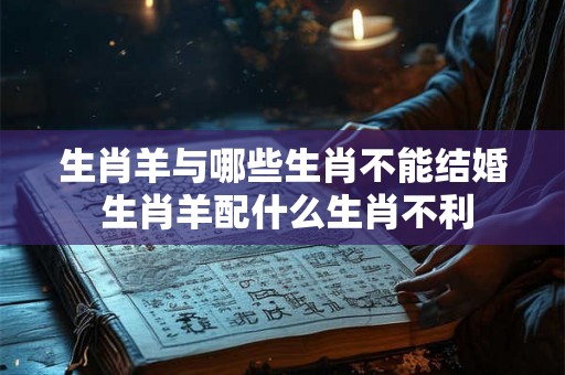 生肖羊与哪些生肖不能结婚 生肖羊配什么生肖不利 生肖羊与哪些生肖不能结婚 生肖羊配什么生肖不利