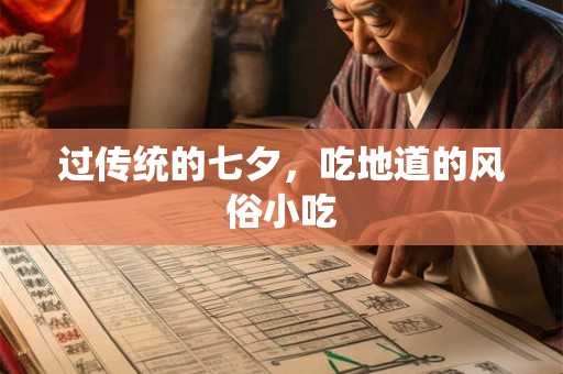 过传统的七夕,吃地道的风俗小吃 过传统的七夕,吃地道的风俗小吃