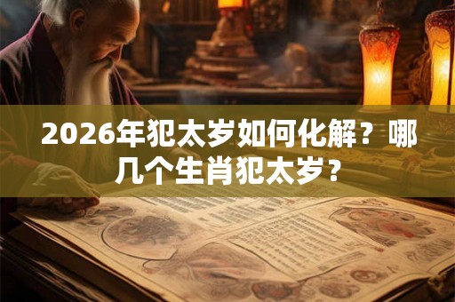 2026年犯太岁如何化解？哪几个生肖犯太岁？