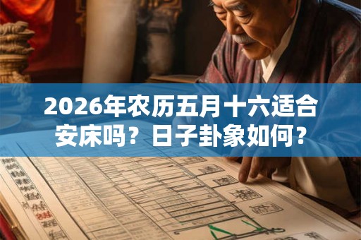 2026年农历五月十六适合安床吗？日子卦象如何？