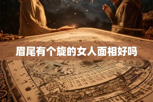 眉尾有个旋的女人面相好吗