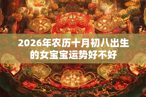 2026年农历十月初八出生的女宝宝运势好不好