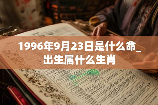 1996年9月23日是什么命_出生属什么生肖 1996年9月23日是什么命_出生属什么生肖