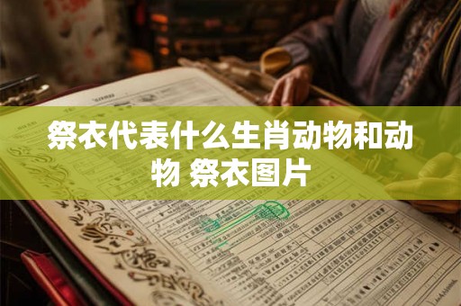 祭衣代表什么生肖动物和动物 祭衣图片
