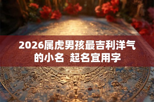 2026属虎男孩最吉利洋气的小名  起名宜用字