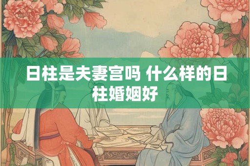 日柱是夫妻宫吗 什么样的日柱婚姻好 日柱是夫妻宫吗 什么样的日柱婚姻好