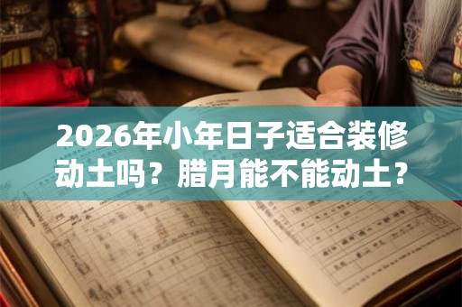 2026年小年日子适合装修动土吗?腊月能不能动土? 2026年小年日子适合装修动土吗?腊月能不能动土?