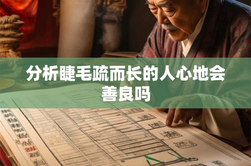 分析睫毛疏而长的人心地会善良吗