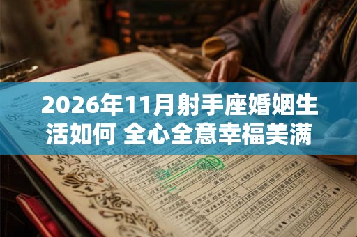 2026年11月射手座婚姻生活如何 全心全意幸福美满