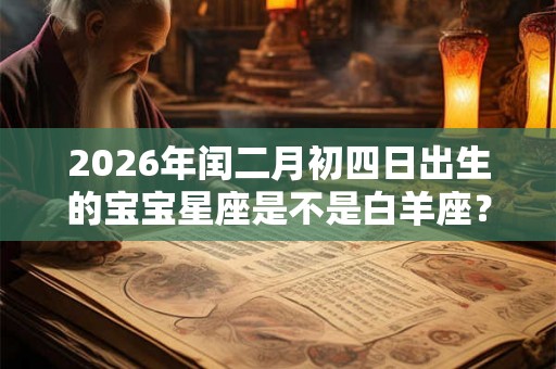 2026年闰二月初四日出生的宝宝星座是不是白羊座? 2026年闰二月初四日出生的宝宝星座是不是白羊座?