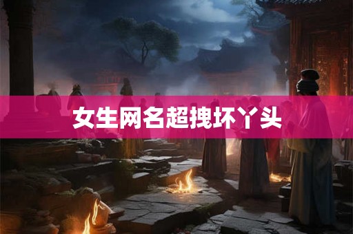 女生网名超拽坏丫头